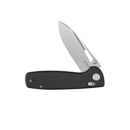 Nóż składany Kubey Bluff Black G10, Sandblasted 14C28N by Garet Caronna (KU248F)
