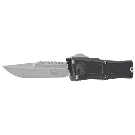Nóż automatyczny OTF Microtech Combat Troodon Gen III Interceptor Signature Black Aluminium, Apocalyptic M390MK by Tony Marfione (1217-10APS)