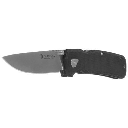 Nóż składany Maserin 630 Pulse Black Micarta, Stonewashed MagnaCut by Igor Bortolussi (630/MCN)