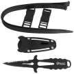 MAC Apnea 9 BE Diving Knife Black Skeleton W 1.4060 (MC APN09-2)