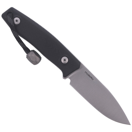 Nóż LionSteel Bushcraft G10 Black, Satin Blade (M1 GBK)