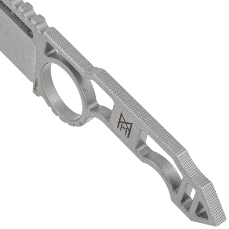 Midgards Messer Thunrar Backup Gray Steel, Satin 14C28N by Ralph Zlobinsky neck knife (MM017)