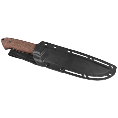 Za-Pas Expendable Brown Micarta, Black Cerakote NMV Knife