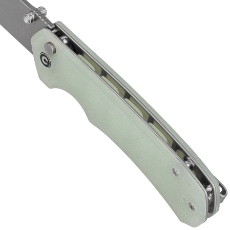 Civivi Brazen Button Lock Knife Natural G10, Stonewashed 14C28N (C19059C-3)