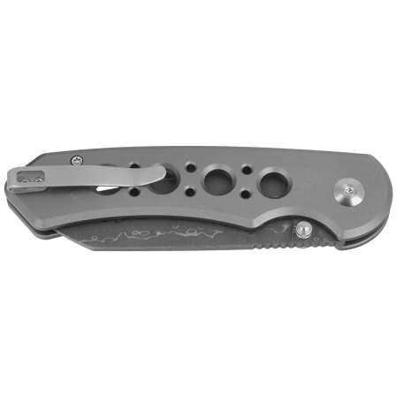 Civivi Pragma Prime Knife Gray Aluminum, Damascus (C24067-DS1)