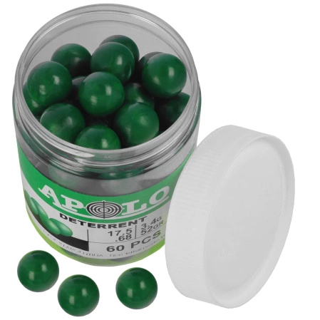 Kule polimerowe Apolo Deterrent Poly Heavy .68 cal, 3.4 g, 60 szt.