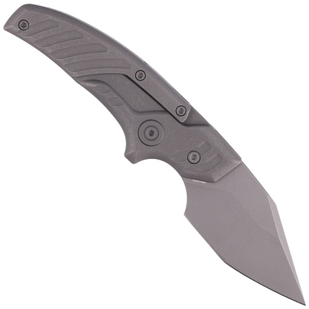 Nóż WE Knife Typhoeus Gray Titanium, Gray Stonewashed CPM 20CV (WE21036B-2)