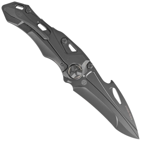 RikeKnife Athron B Black DLC Titanium, Black DLC M390 by Declynx (RK-Athron-B/B)