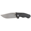 Bestech Keen II Black Titanium/Carbon Fiber, Stonewashed/Satin CPM S35VN by Koens Craft Knife (BT2301A)