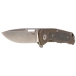 LionSteel Q4ttro Knife Bronze Titanium/Fat Carbon, Satin MagnaCut by Molletta (Q4 BR)