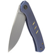 Nóż składany WE Knife Seer LE No 576/610 Blue Titanium, Rubber Silver CPM 20CV (WE20015-2)