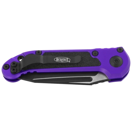 Microtech LUDT Gen III T/E Automatic Knife Purple Aluminum, Black F/S M390MK by Tony Marfione (1136-3PU)