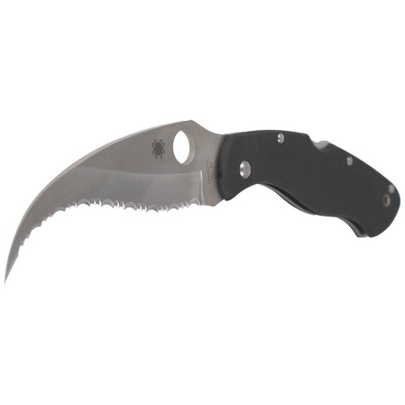 Nóż składany Spyderco Civilian G-10 Black Spyder (C12GS)
