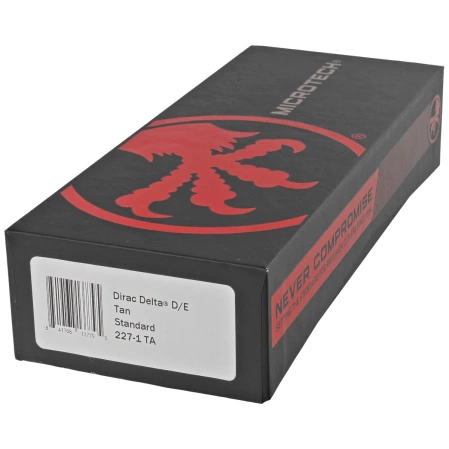 Nóż automatyczny OTF Microtech Dirac Delta D/E Tan Aluminium, Black M390 by Tony Marfione (227-1TA)