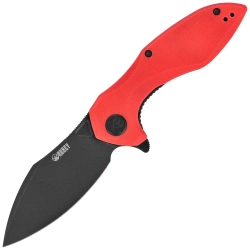 Kubey Nobel Knife Red G10, Blackwashed 14C26N (KU236P)
