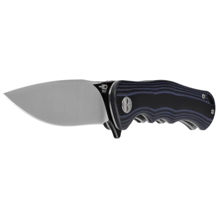 Bestech Bobcat Knife Black / Blue G10, Black Stonewashed / Satin D2 (BG22D-2)