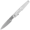 Extrema Ratio LKU01 Urban Sideral Knife Gray Aluminum, Sandblast N690 by Danilo Rossi (04.1000.0243/U/SD-ARG)