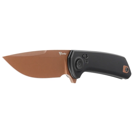 Nóż składany Reate PL-XF-A-10 Black Aluminium, Bronze PVD Nitro-V
