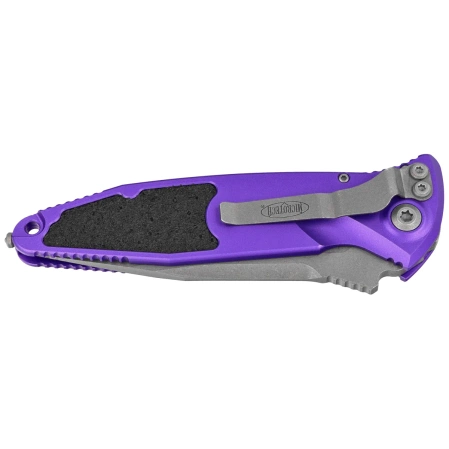 Microtech Socom Elite Auto S/E Automatic Knife Purple Aluminum, Apocalyptic M390MK by Tony Marfione (160A-10APPU)