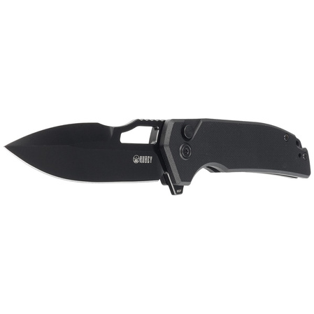 Nóż składany Kubey Knife RDF Black G10, Blackwash AUS-10 by HYDRA Design (KU316A)