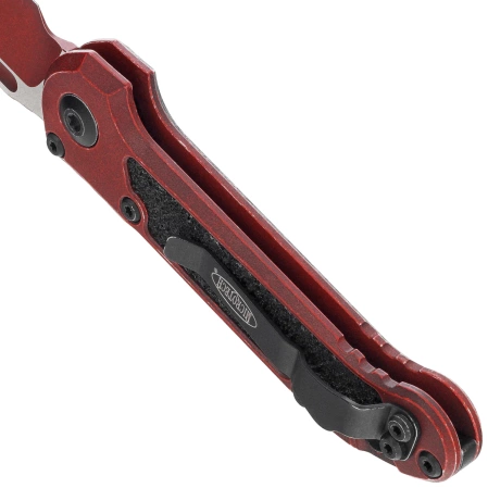 Microtech LUDT Gen III T/E Knife Cerakote Weathered Crimson Aluminum, Cerakote Weathered Crimson M390MK by Tony Marfione (1136-1WCM)