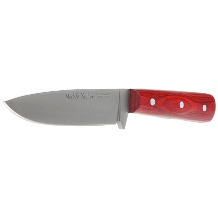 Nóż Muela Nicker-11R.E Red Pakka Wood, Satin X50CrMoV15