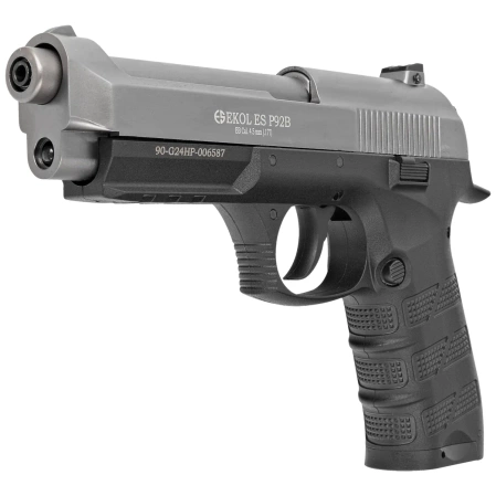 Pistolet wiatrówka Voltran Ekol ES P92B Fume 4.5 mm - Blow Back