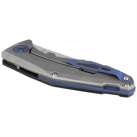 Spyderco Drunken Carbon Fiber / Titanium, Satin CPM-S90V Plain by Dmitry Sinkevich (C235CFTIP)