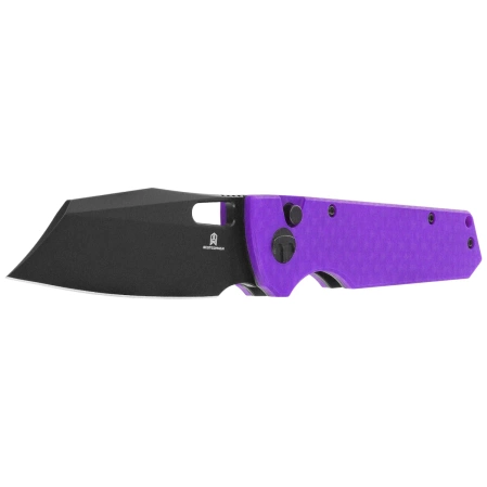 Nóż składany Bestechman Guardian Purple G10, Black PVD D2 (BMK11H)