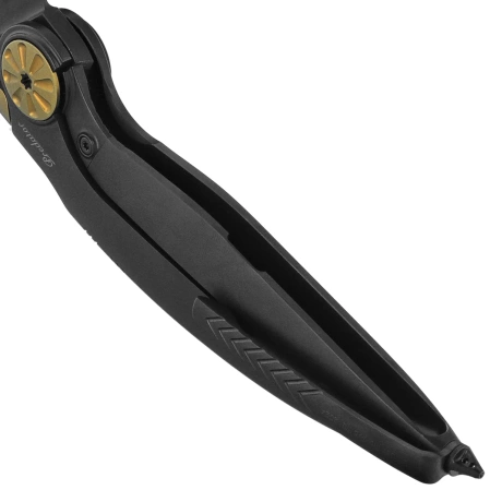 Nóż składany Rike Knife RK Predator-B Black DLC Titanium, Black DLC M390