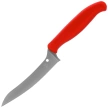 Spyderco Z-Cut Pointed Tip Kitchen Knife Red Polypropylene, Satin CTS BD1N (K14PRD)