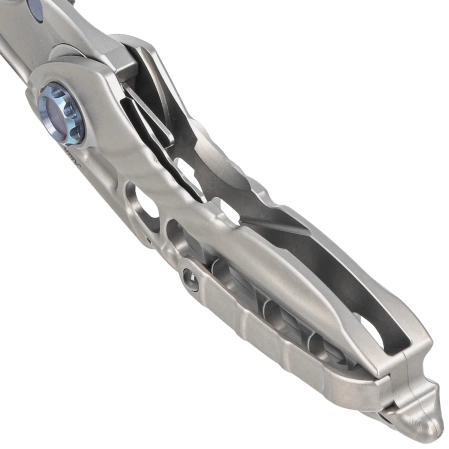 Nóż składany RikeKnife Alien 1 Gray Titanium, Satin M390 (RK-ALIEN1-P)