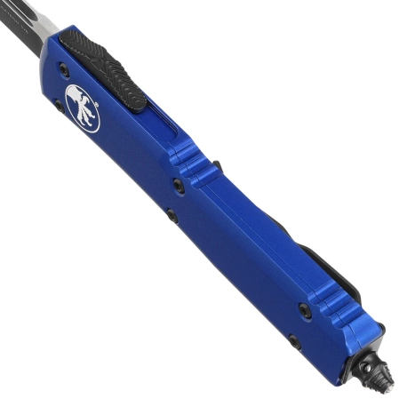 Microtech Ultratech S/E OTF Knife Navy Blue Aluminum, Black M390 by Tony Marfione (121-1NA)