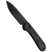 CIVIVI Knife Elementum Button Lock Marble Carbon Fiber Black, Black Damascus (C2103DS-3)