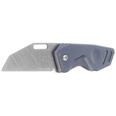 Nóż składany Extrema Ratio X-ANT LE No 043/100 Blue Titanium, Sandblast Sintered Tungsten Carbide (04.1000.0467/MD/TI)