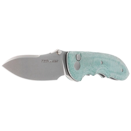 Nóż składany Viper Moon Teal Green Canvas Micarta, Stonewashed MagnaCut by Fabrizio Silvestrelli (V6010TE)