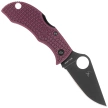 Spyderco Manbug Sprint Run Burgundy FRN Knife, TiCN Micro-Melt PD#1 by Sal Glesser (MBBGBKP)