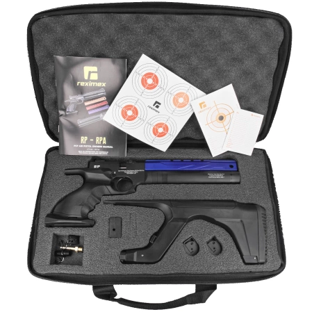 Reximex RP Blue 4.5mm PCP Air Pistol with Regulator