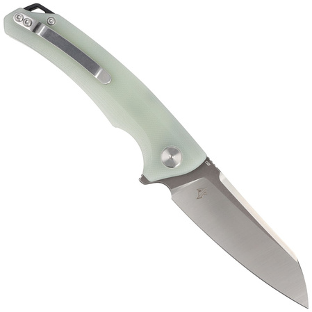 Bestech Texel Knife Transparent G10, Grey Titanized/Satin D2 by A Purvis Blades (BG21B-2)