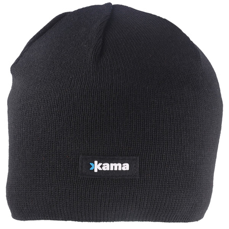 Kama Black, Merino Wool GORE-TEX INFINIUM™ WINDSTOPPER® beanie (AW19-110)