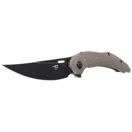 Nóż składany Bestech Marukka Bronze Titanium, Black Stonewashed M390 by Kombou (BT2002C)