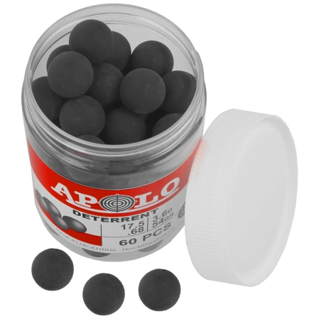 Kule gumowe Apolo Deterrent Semi Soft .68 cal, 3.60, 60 szt.