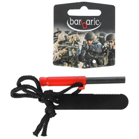 Barbaric 33902 Fire Starter Red with whistle