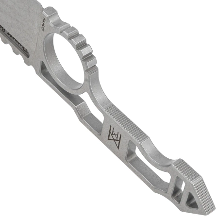 Midgards Messer Thunrar Backup Gray Steel, Satin 14C28N by Ralph Zlobinsky neck knife (MM017)