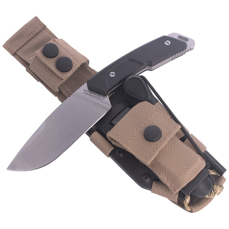 Nóż Extrema Ratio Sethlans Black G10, Stone Washed N690 by Daniele Dal Canto (04.1000.0463/SW/DW)