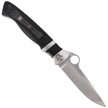 Spyderco Vallotton Sub-Hilt Black G10, Satin CPM S30V Knife by Butch Vallotton (C149GP)