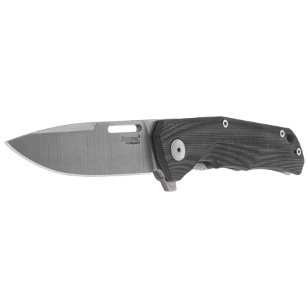 Nóż składany LionSteel Q4ttro Black G10/Titanium, Satin MagnaCut by Molletta (Q4 GBK)