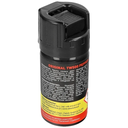 Gaz pieprzowy Hoernecke TW 500 Pepper-Jet 40 ml - strumień