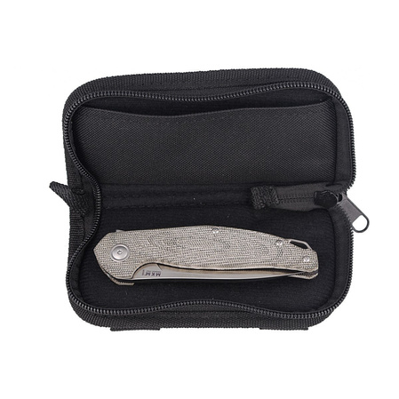 Nóż składany MKM Goccia Green Canvas Micarta, Satin M390 by Jens Ansø (MKGC-GC)