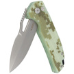 Kubey Knife RDF Camo G10, Bead Blasted AUS-10 by HYDRA Design (KU316C)